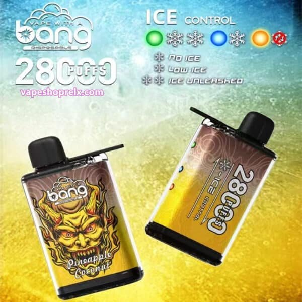 BANG 28000 口霧化棒｜超大容量一次性電子煙 支援冰控 台灣批發